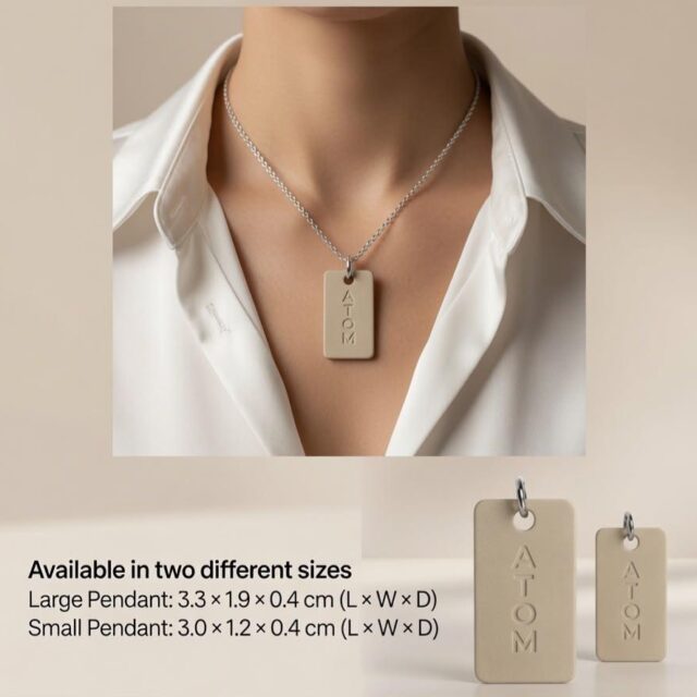 Atom Cell Pendant - Sand